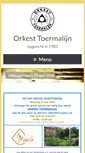 Mobile Screenshot of orkesttoermalijn.nl
